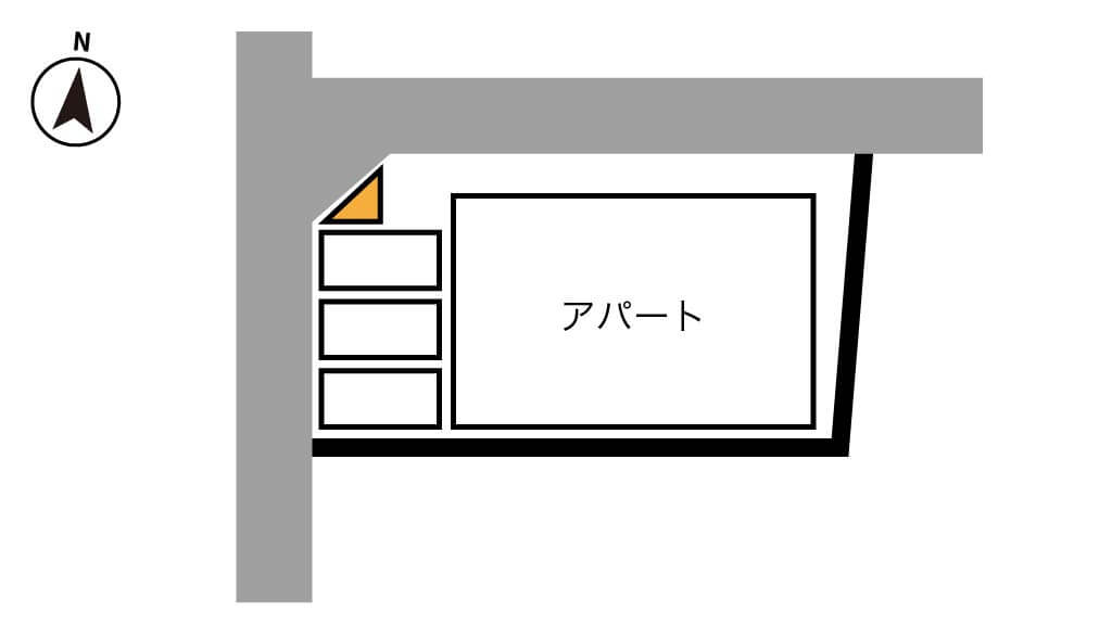 上鶴間本町2丁目屋根付バイク置場 バイク駐輪場】上鶴間本町9丁目公園 周辺の予約できるバイク駐車場