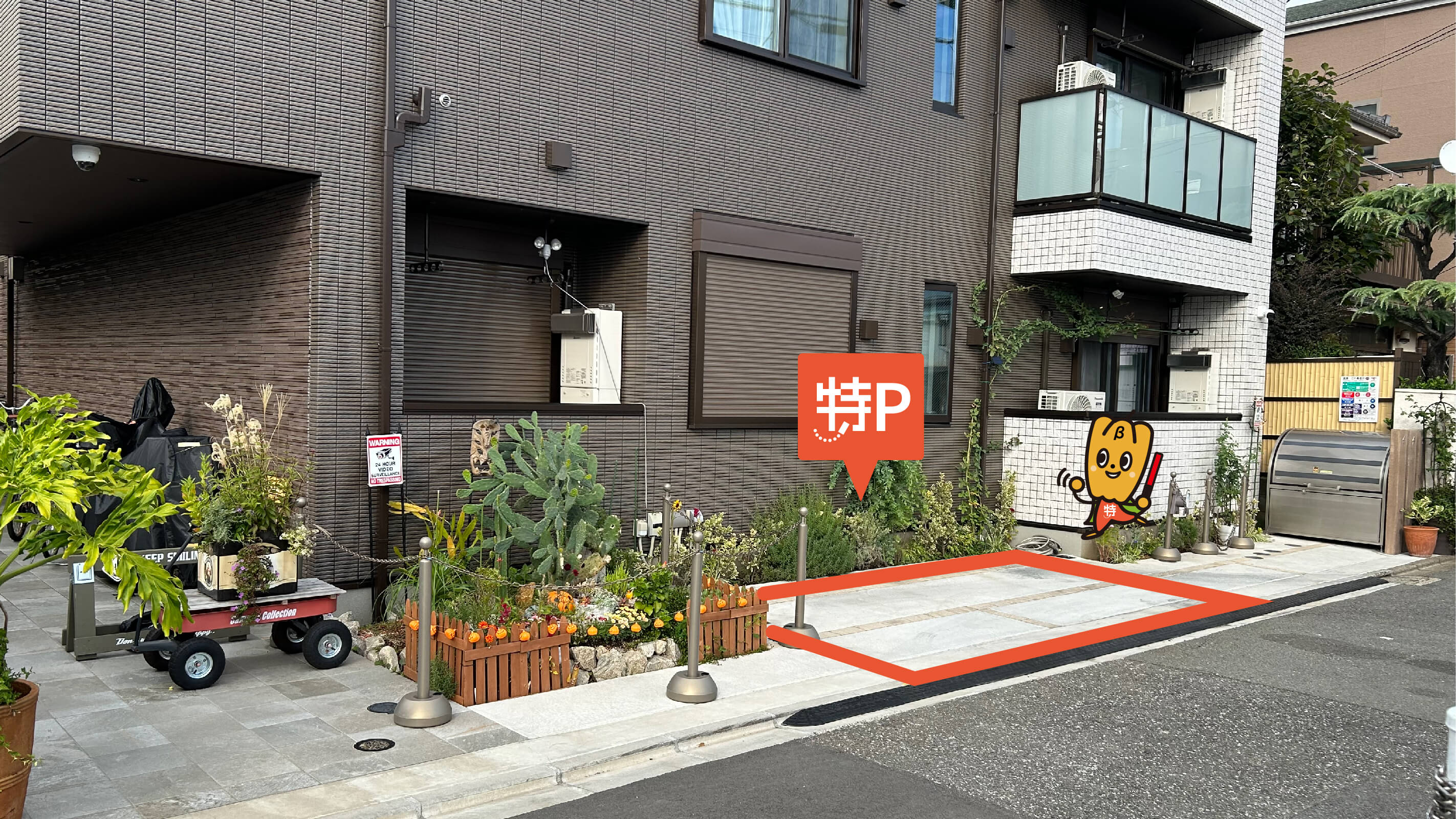 学芸大学駅から近くて安い《軽・コンパクト》目黒本町4-4-4駐車場