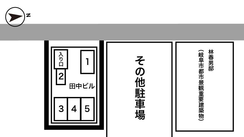 ぎふ長良川花火大会から近くて安い《軽自動車》今町4-4駐車場