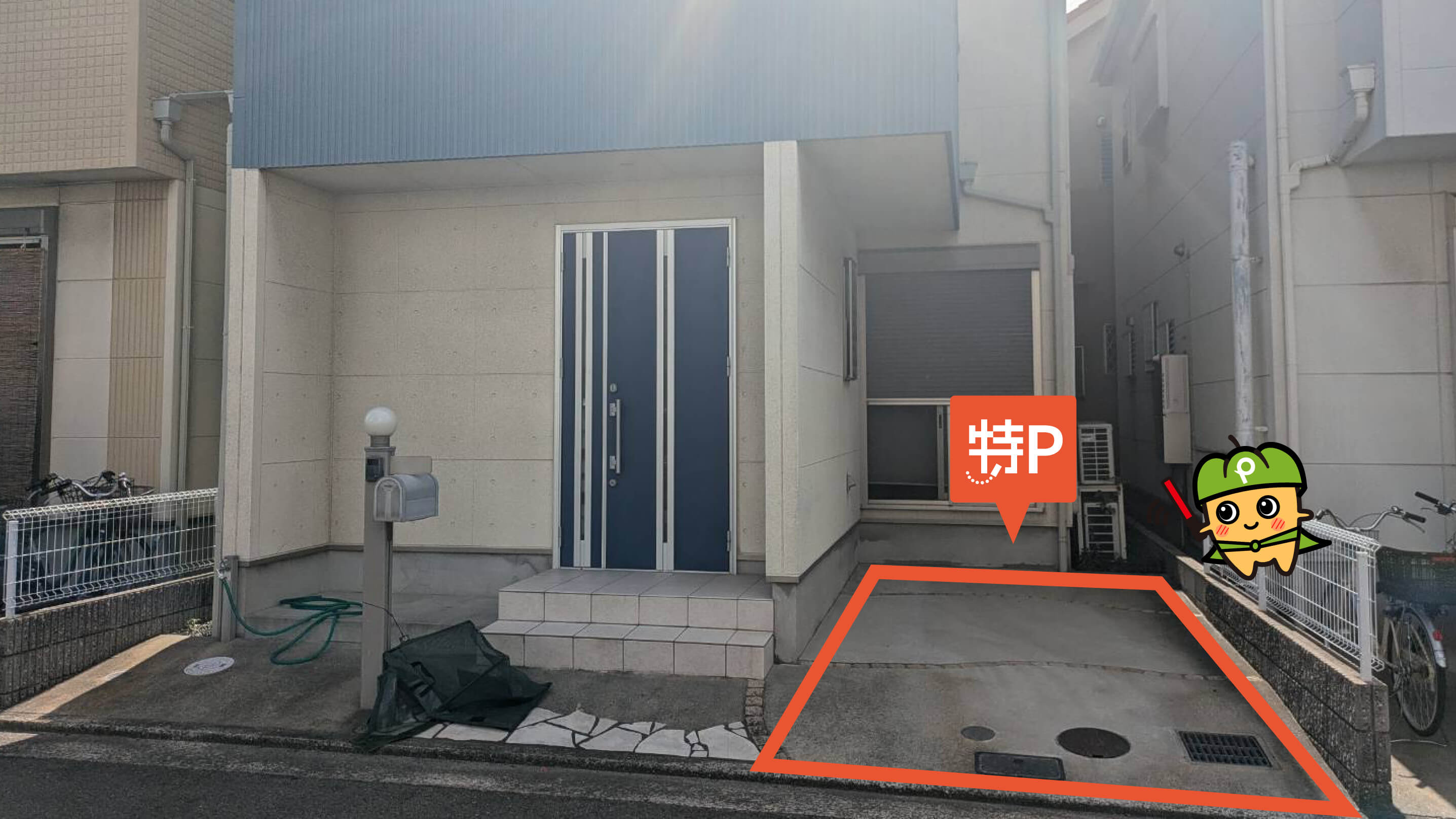 鳳駅から近くて安い鳳西町2丁73-12駐車場