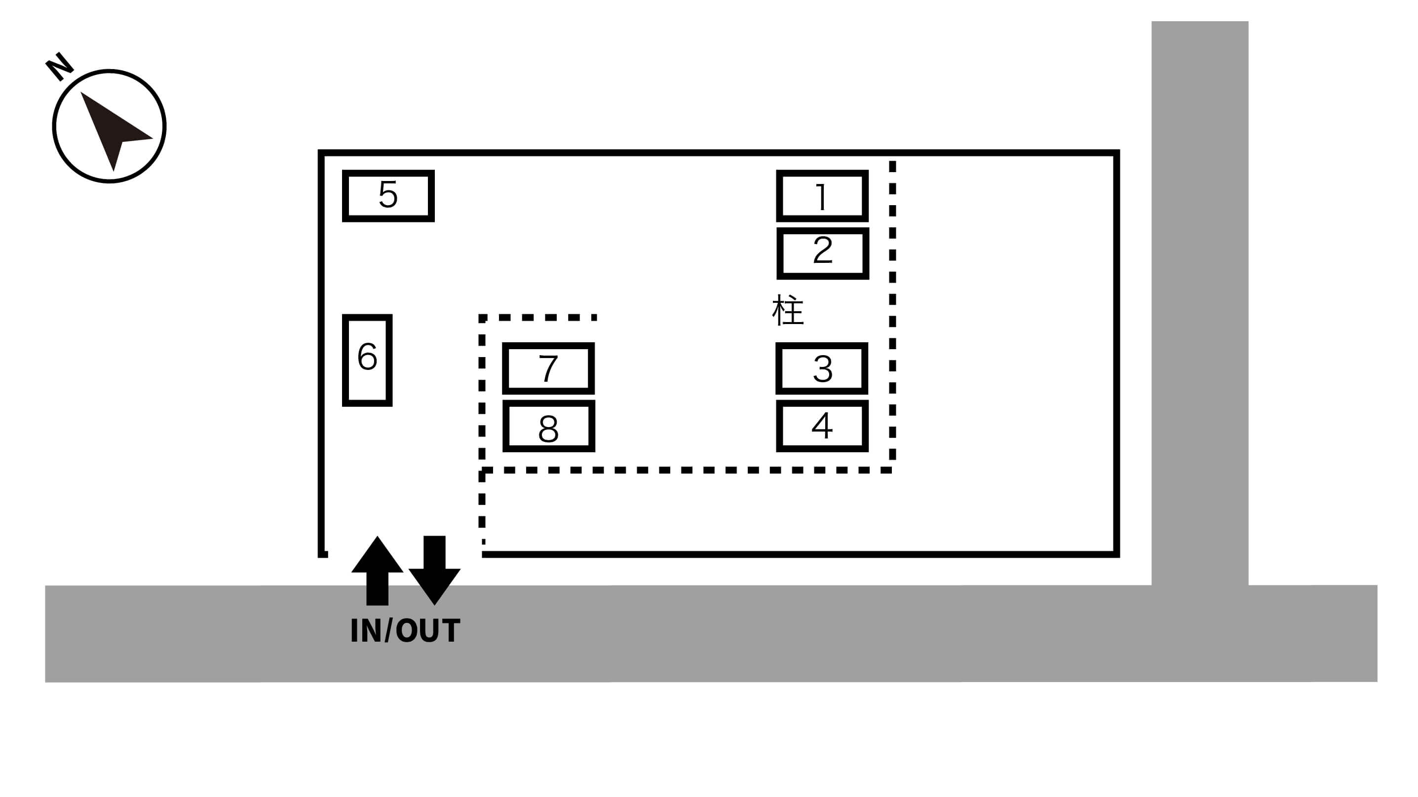 町田から近くて安い中町1-5-1駐車場