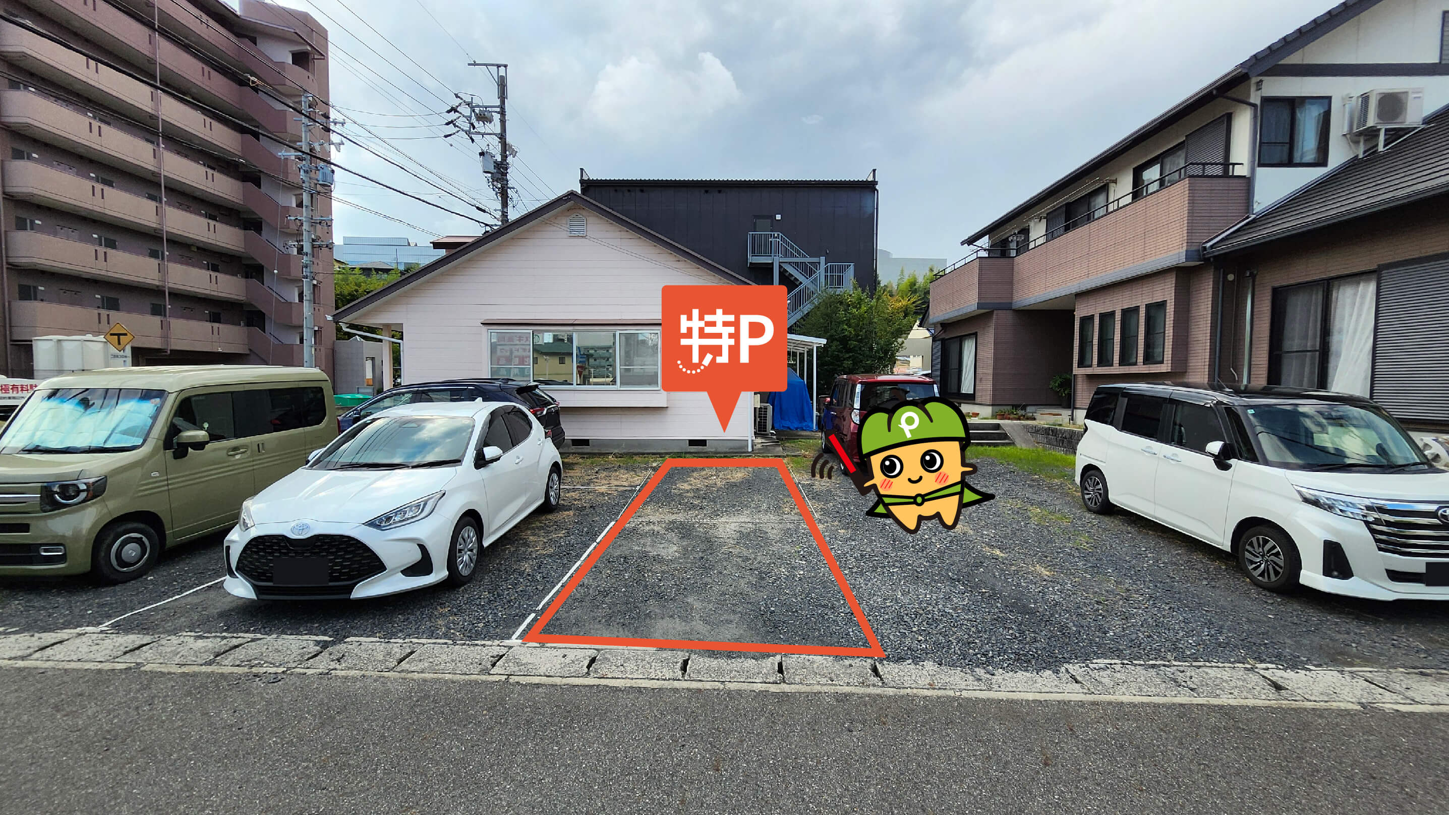 T-FACEから近くて安い【土日祝限定区画】神田町1-7-5 駐車場