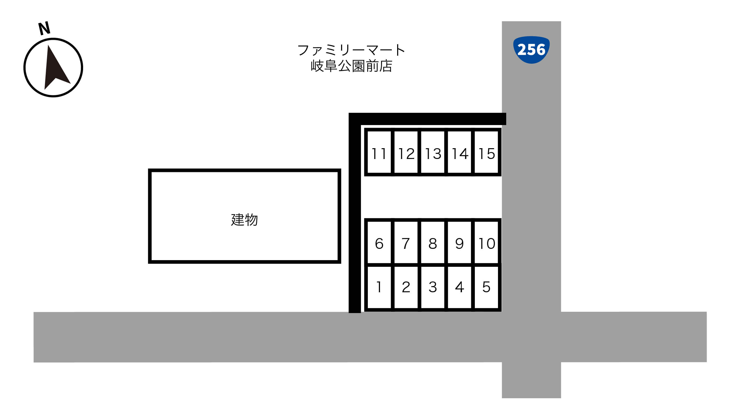 《中型車まで》岐阜公園前パーキング