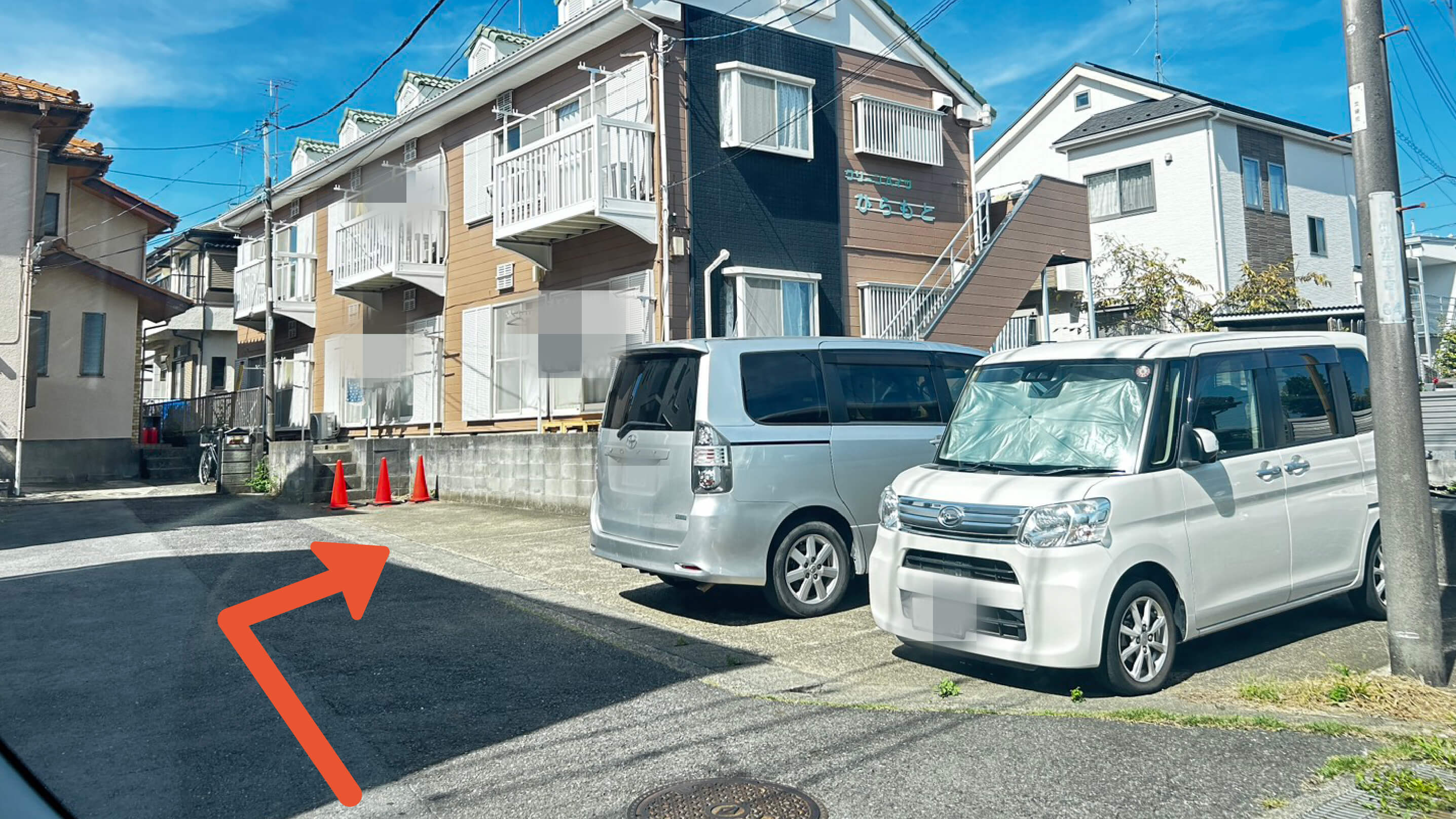 グリーンハイツひらもと駐車場の写真