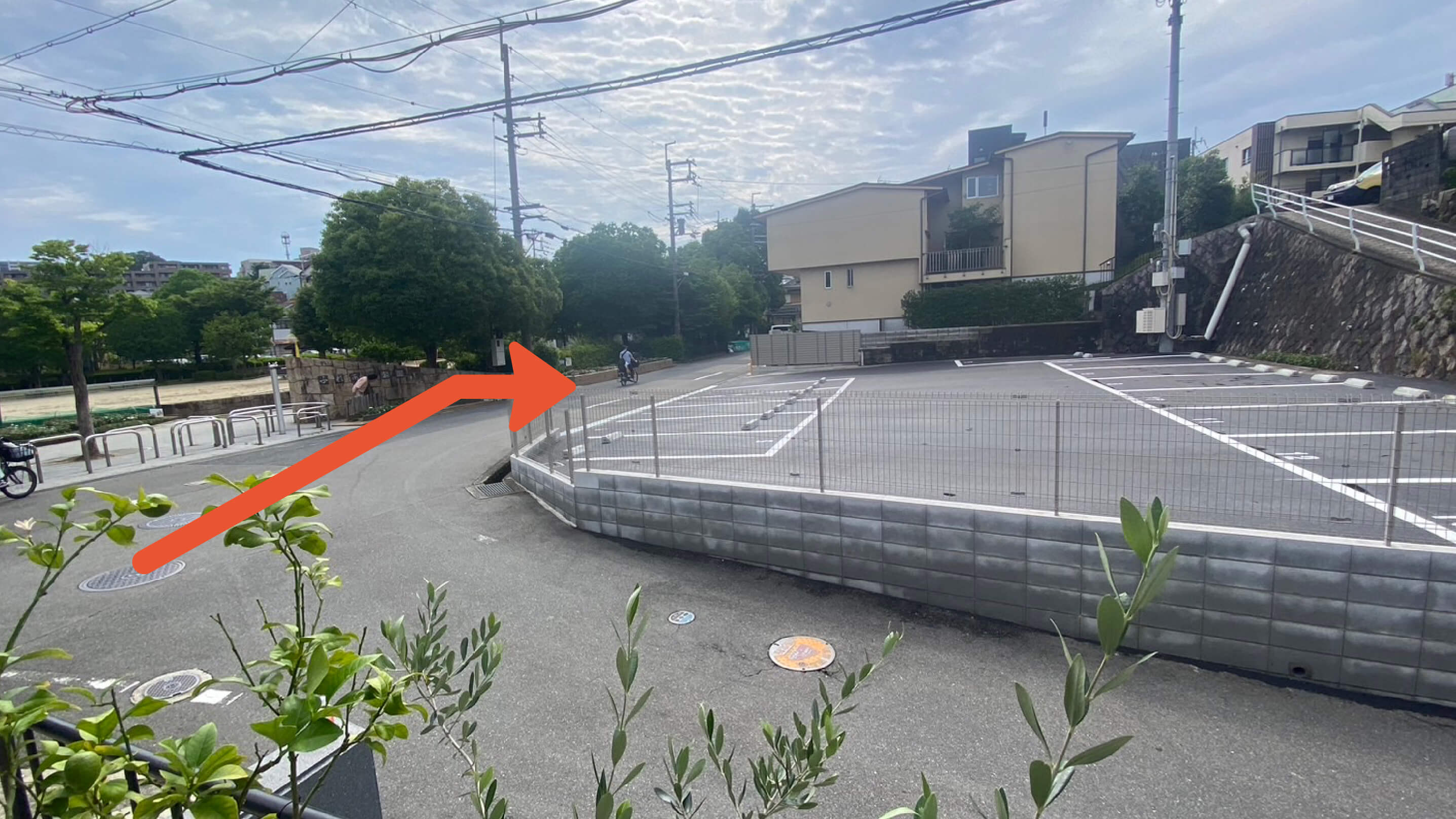 北崎駐車場の写真