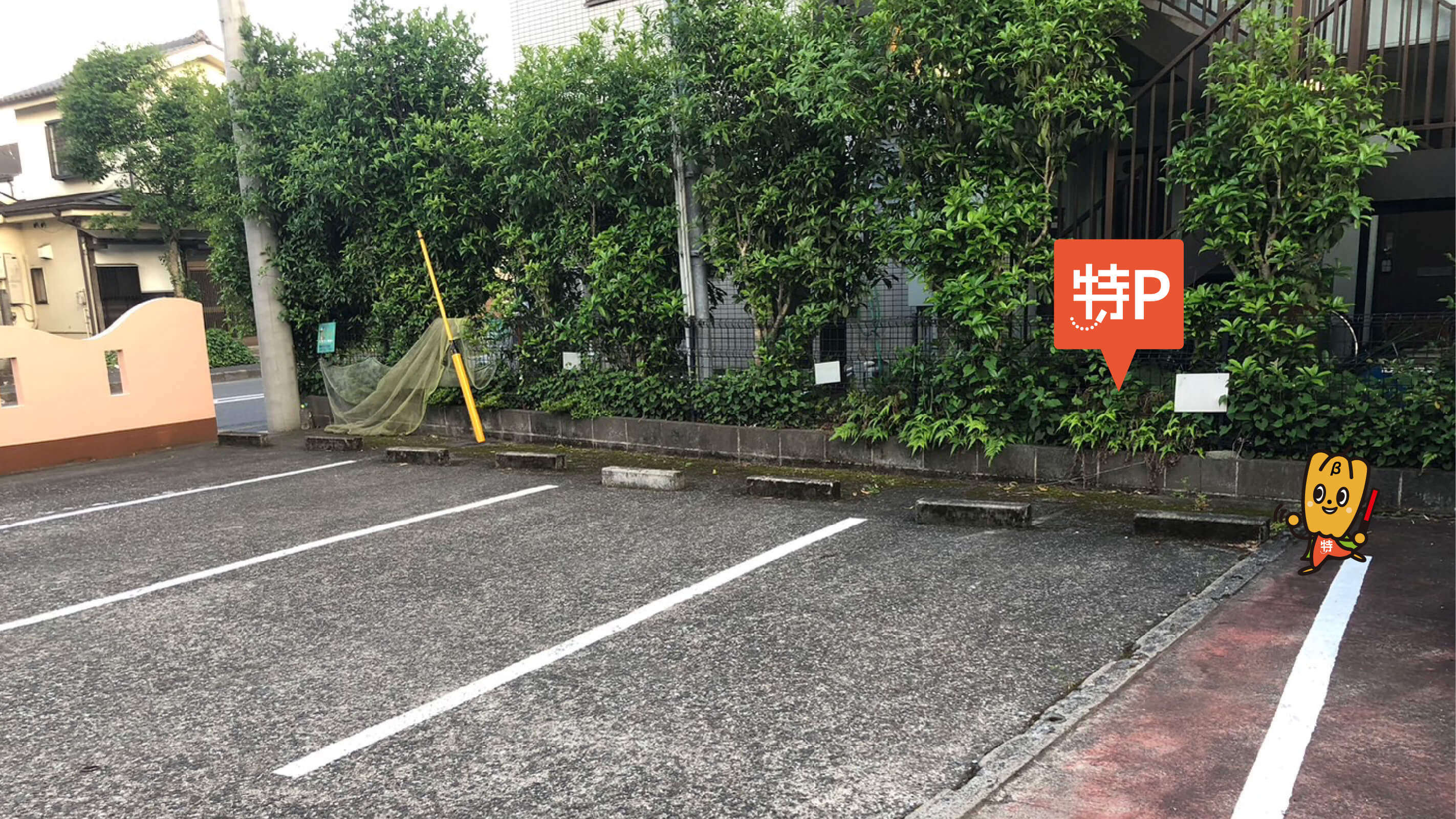 青梅駅から近くて安い《軽・コンパクト》千ケ瀬町2-262-19駐車場