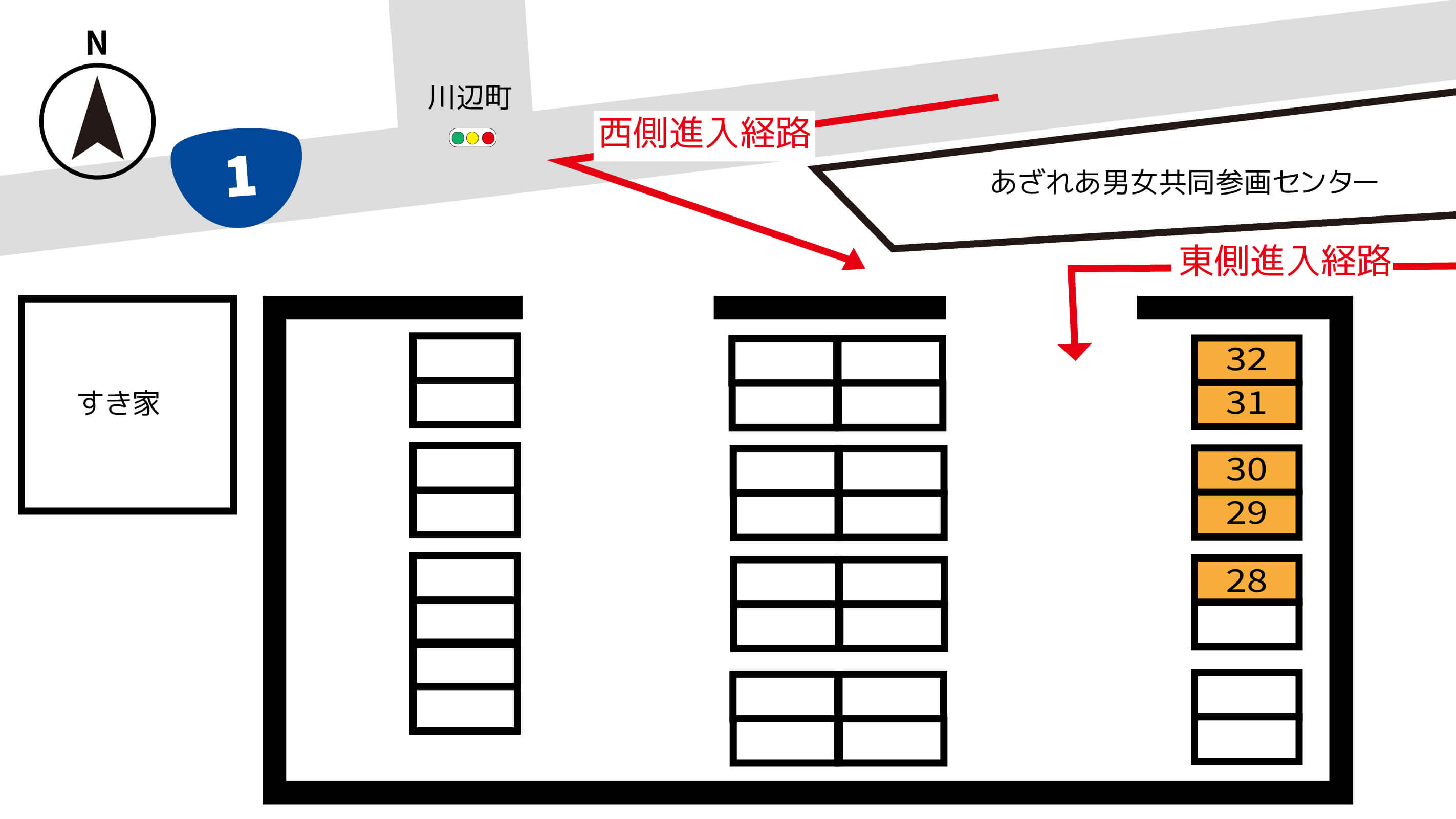 静岡から近くて安い【軽専用】第2千歳月極駐車場