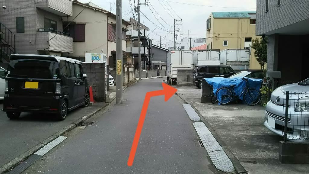 入江1-6-9駐車場の写真