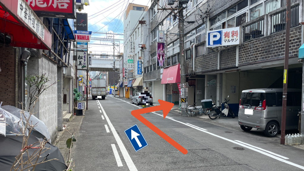 中村ビル1階駐車場の写真