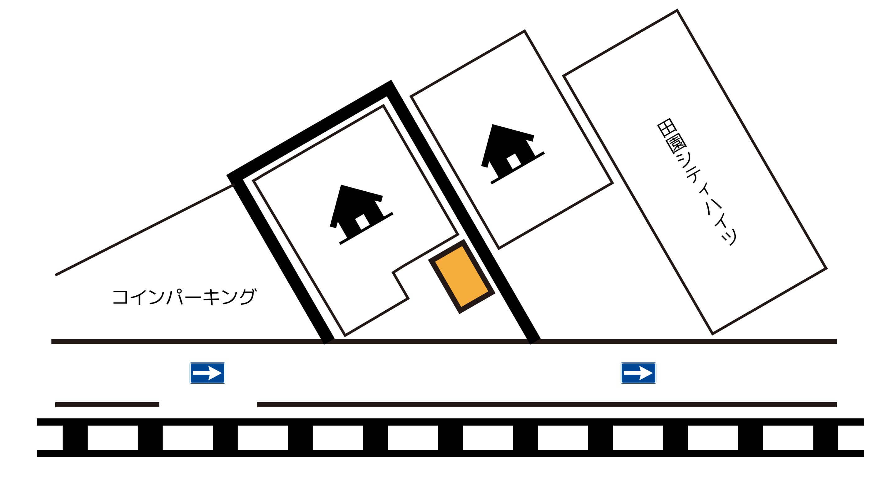 マルイファミリー溝口 から 近くて安い 駐車場 800 24h 特p とくぴー