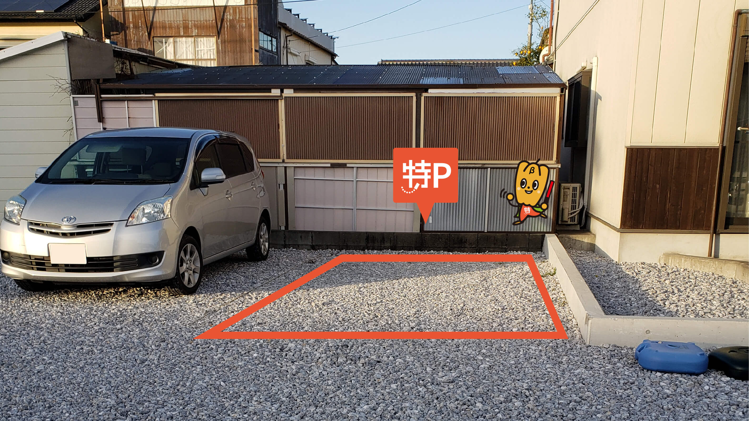 のいち駅から近くて安い野市町西野1545-1駐車場