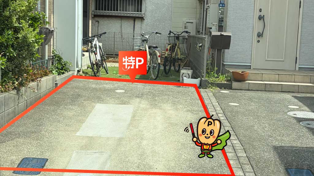 千葉県市川市下貝塚から近くて安い宮久保4-20-7駐車場