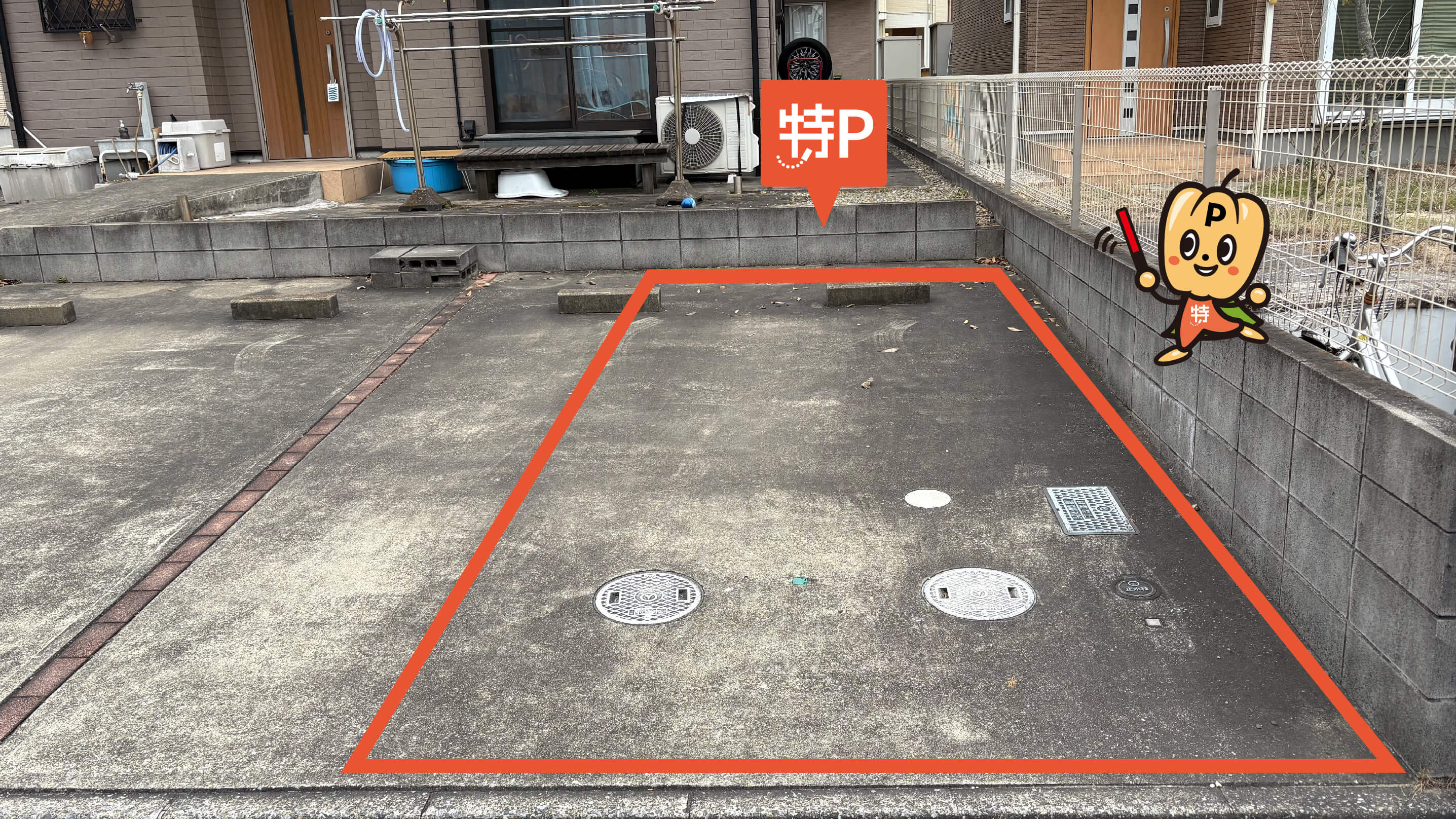 青堀駅から近くて安い大堀1695-94駐車場