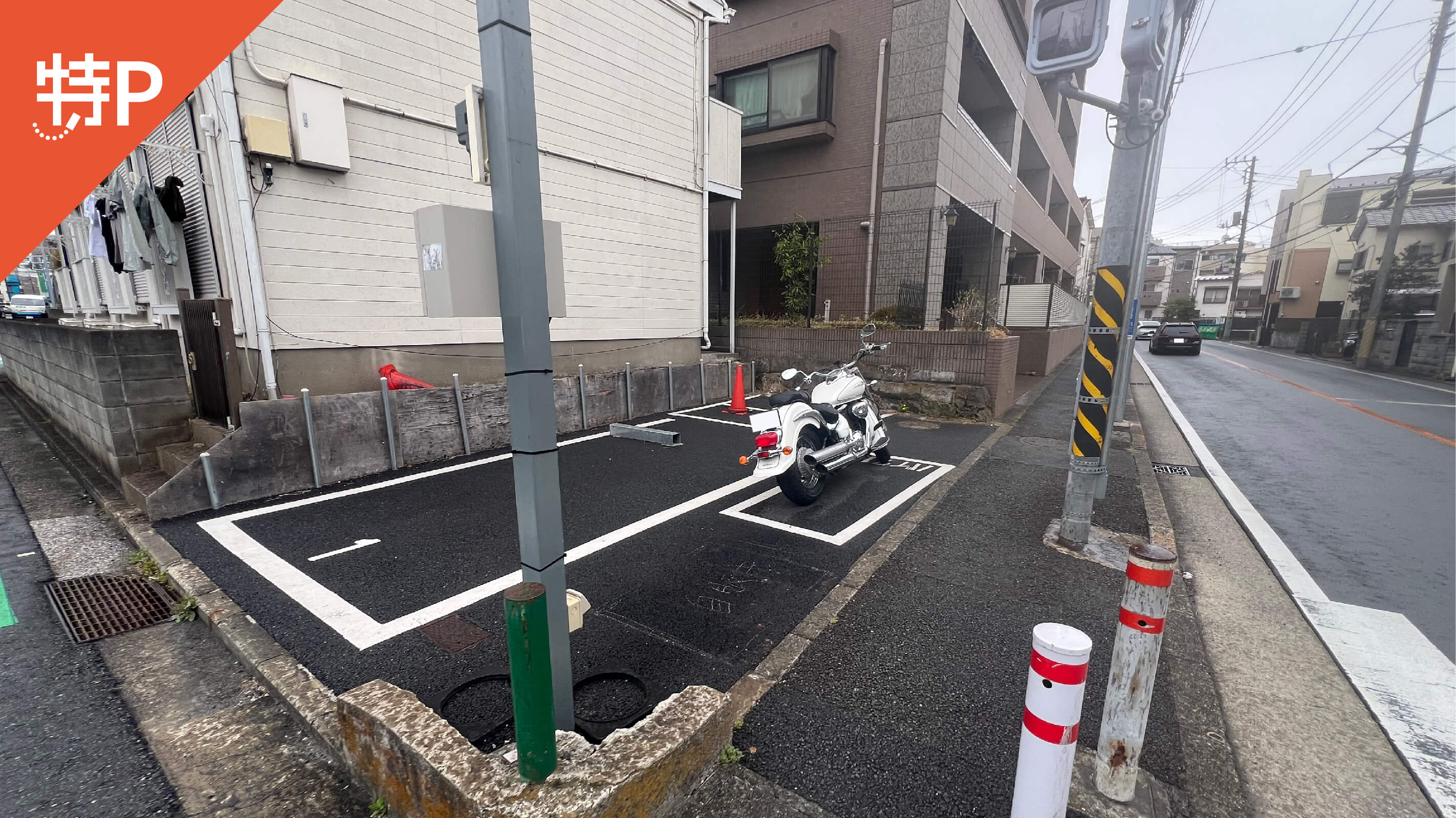 【予約制】特P 《バイク専用》岸谷4-2-2駐車場の画像1