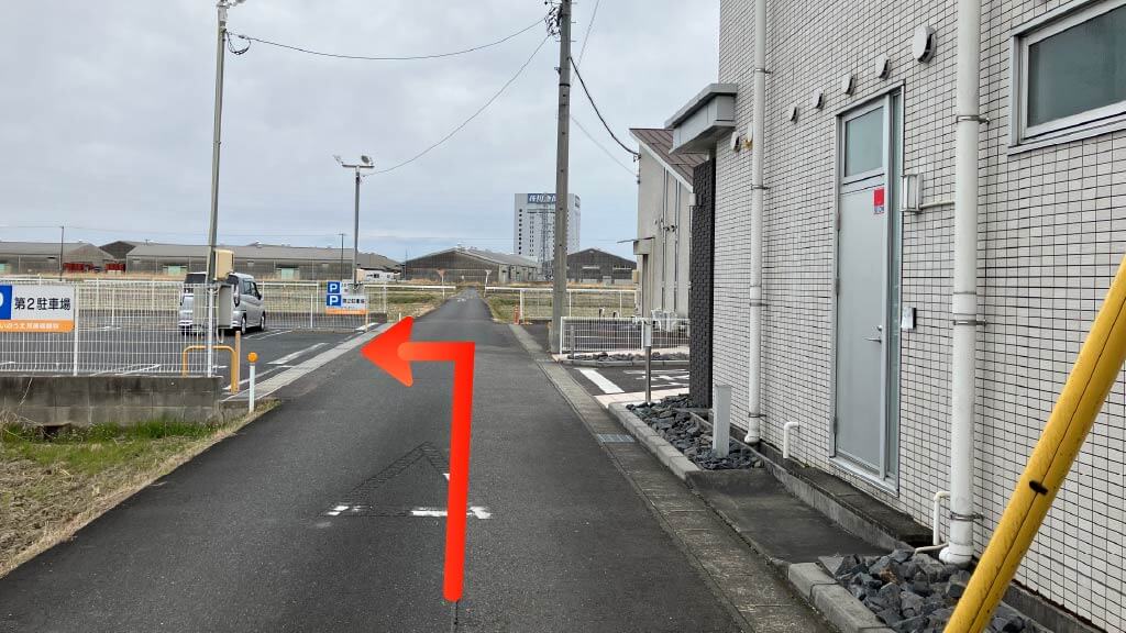 いのうえ耳鼻咽喉科第2駐車場の写真