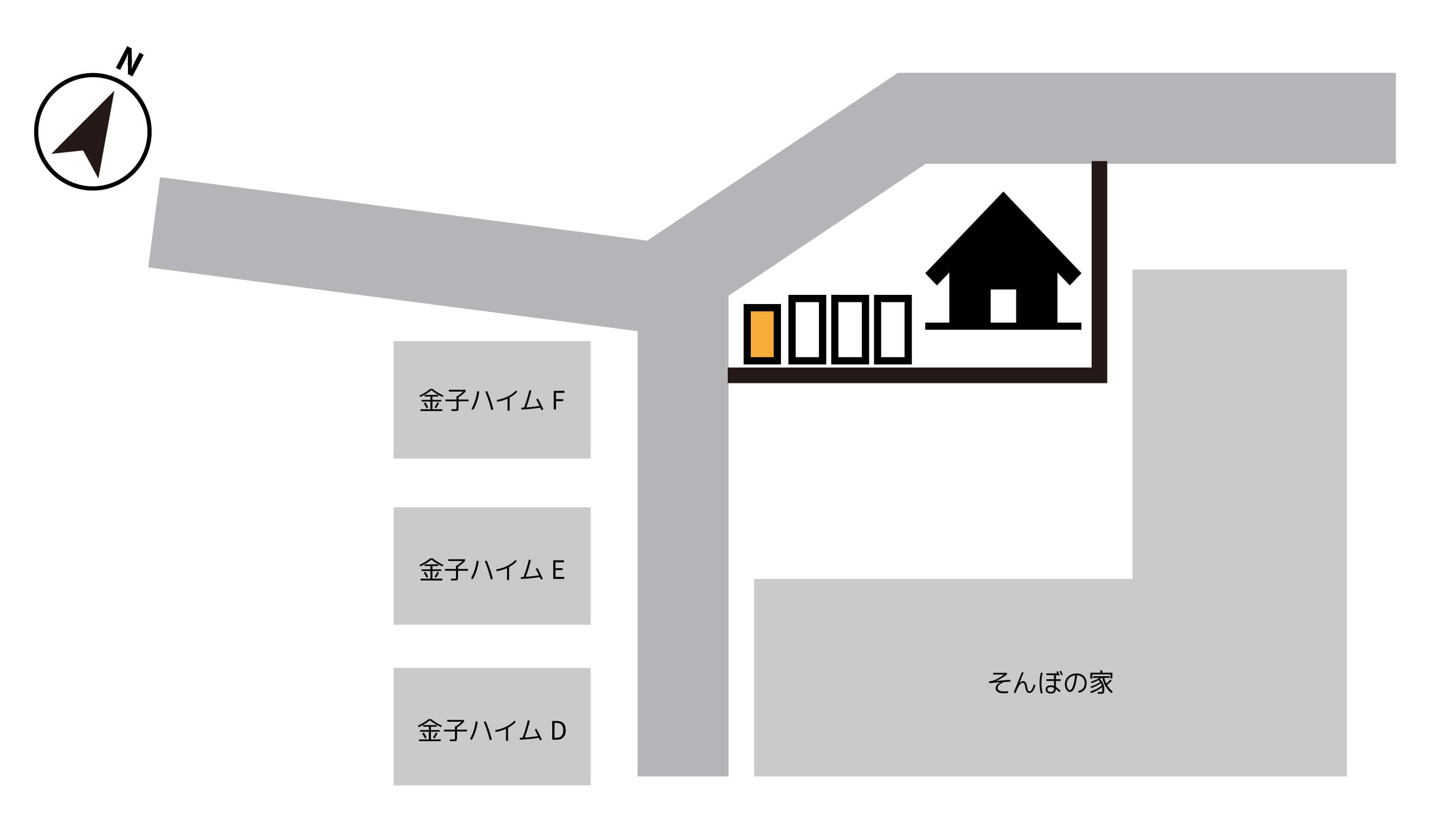 『新横浜駅』から近くて安い【軽専用】《道路側区画》篠原町3083-2駐車場