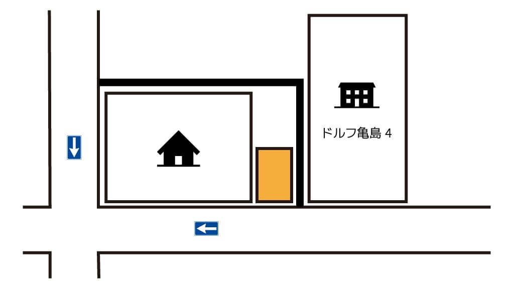 名古屋から近くて安い《高さ制限あり》亀島2-4-13駐車場