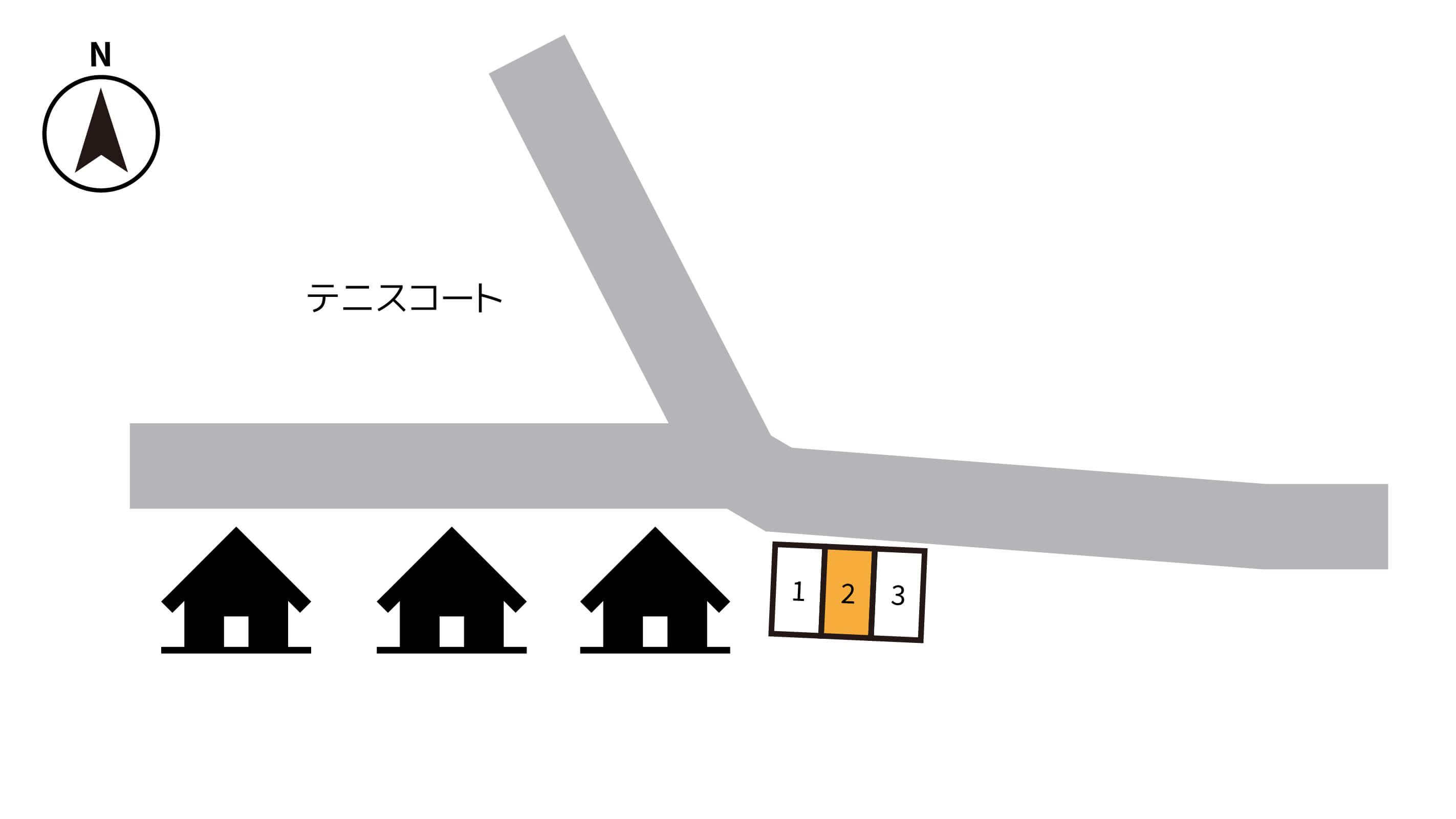 《2番》林3-3-3駐車場の写真