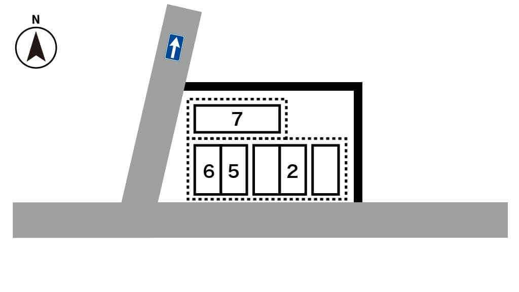 長岡駅から近くて安い【屋根なし】南町2-5-24駐車場