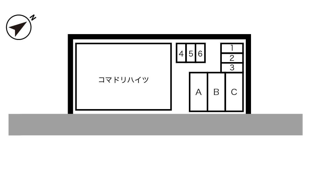 玉川学園前駅から近くて安いコマドリハイツ駐車場