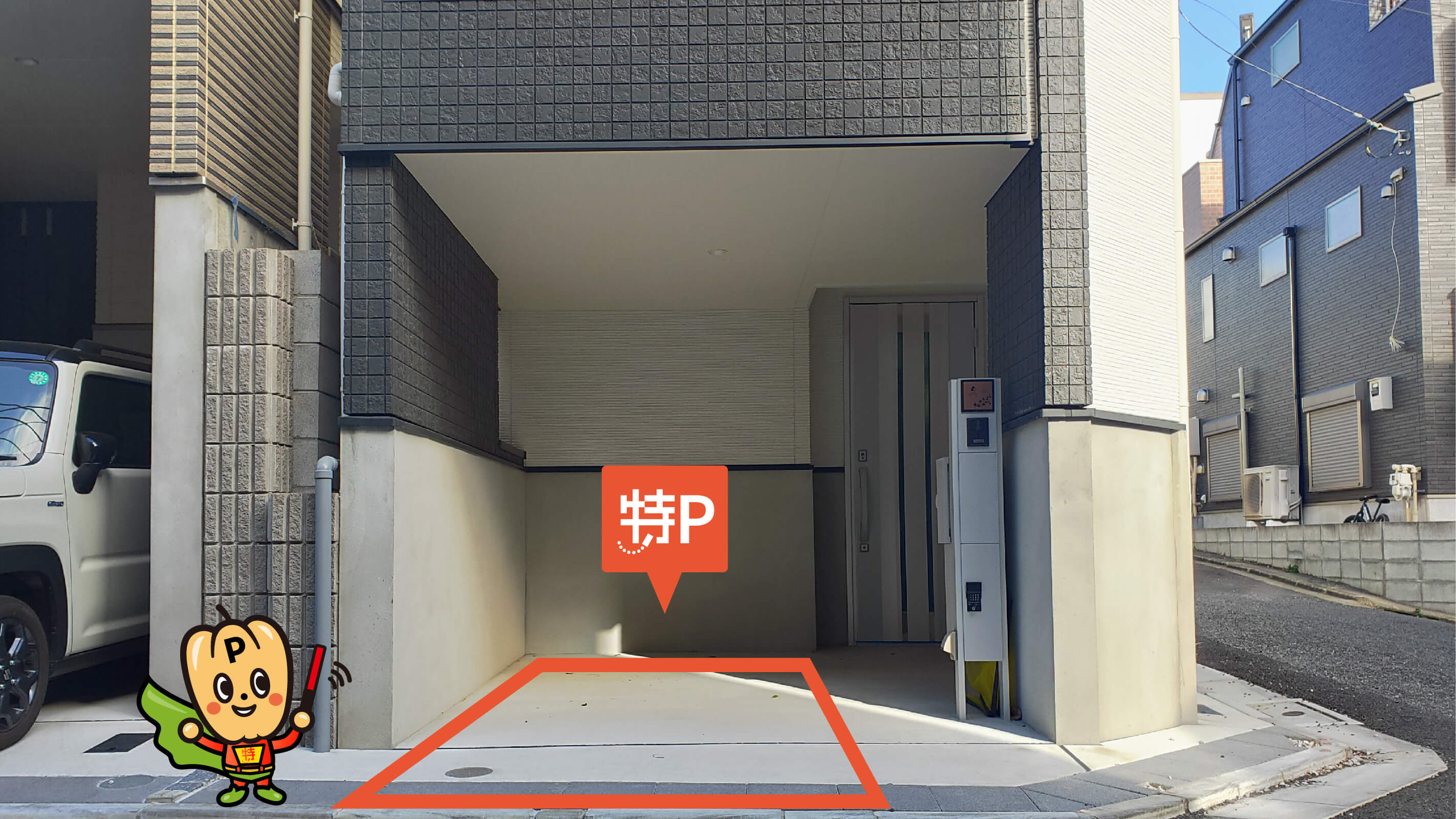 長原駅から近くて安い《軽自動車》中馬込1-10-19駐車場
