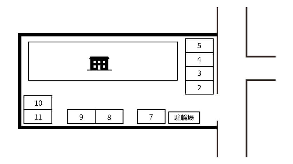 鎌ケ谷スタジアムから近くて安い東中沢4-9-7駐車場