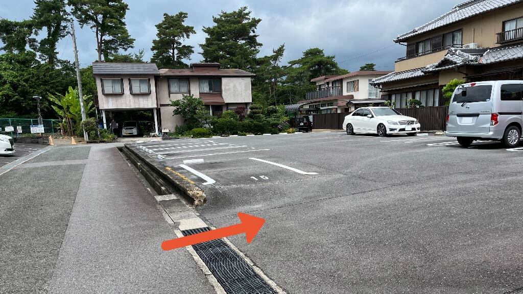 鈴鹿サーキット前駐車場の写真