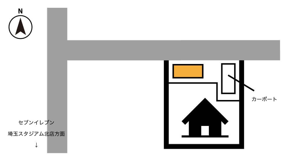 埼玉スタジアム・埼スタから近くて安い《右側》美園1-30-30駐車場