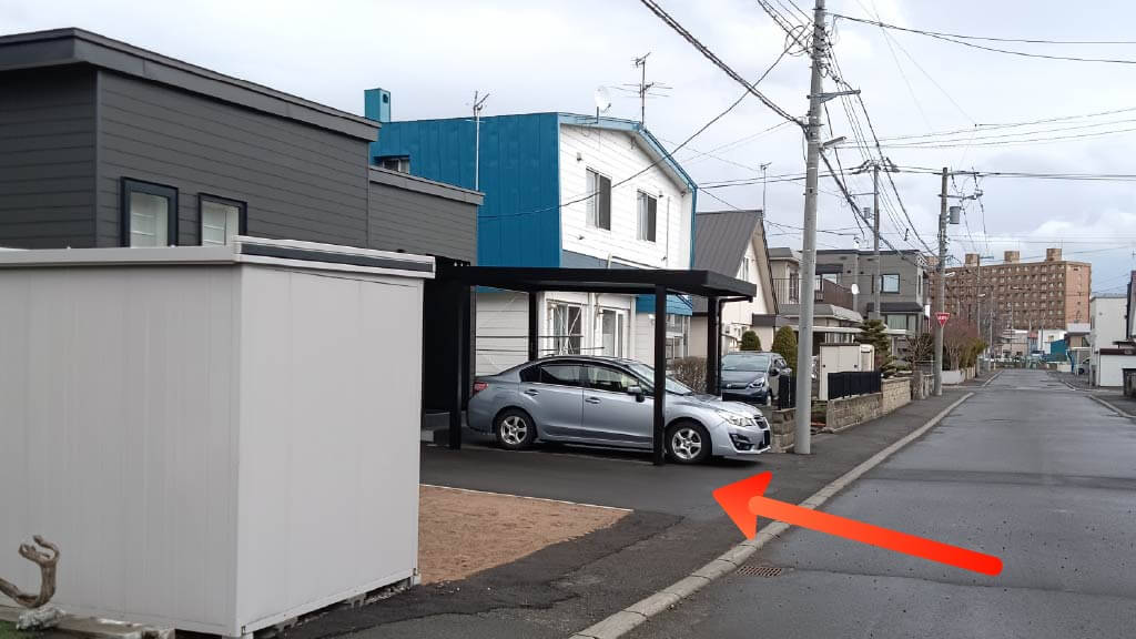 篠路五条6丁目3番20号駐車場の写真