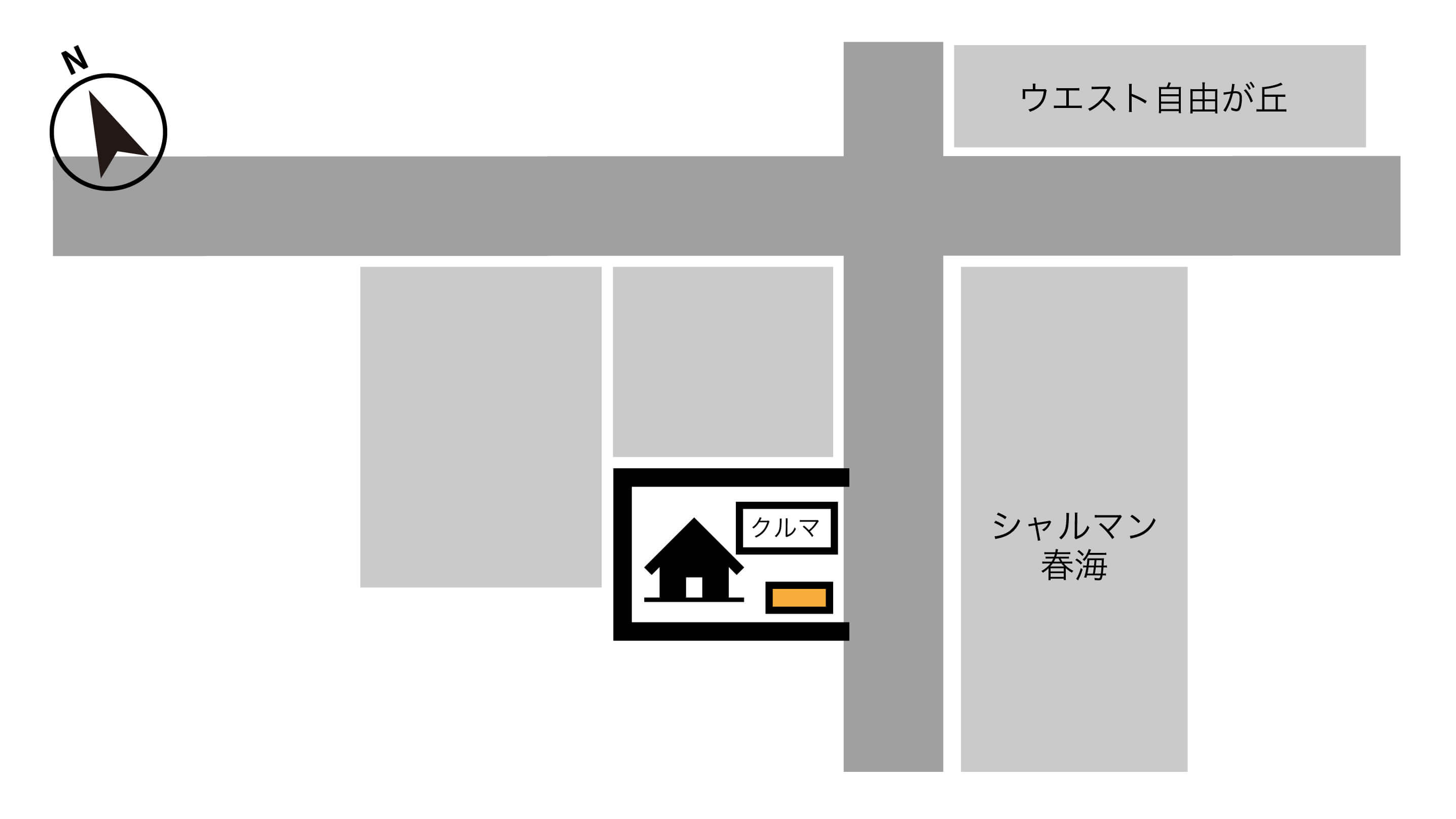 自由が丘から近くて安い【原付・バイク専用】奥沢7-17-15駐車場