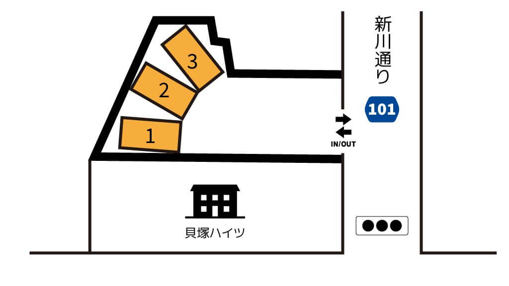 コナミスポーツクラブ川崎 から 近くて安い 駐車場 300 24h 特p とくぴー