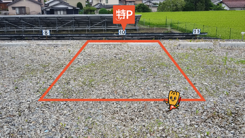 中津川駅から近くて安い北野町4-18南駐車場