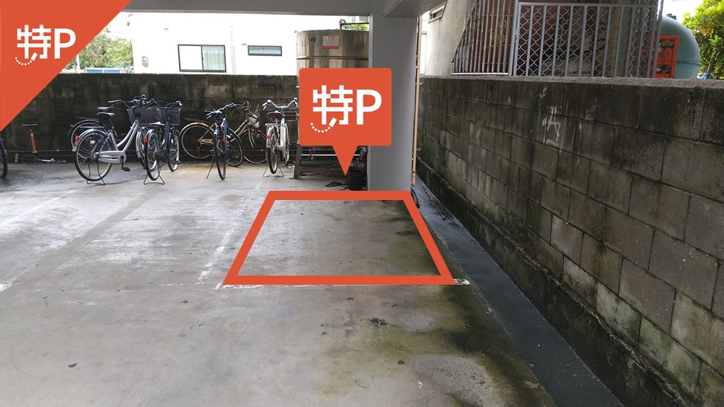沖縄県糸満市字糸満から近くて安い【6番・軽専用】コーポ西川パーキング