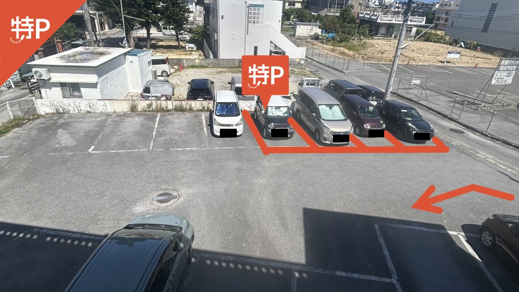 中部商業高等学校から近くて安い≪Dエリア　平日≫真栄原3-2-2駐車場