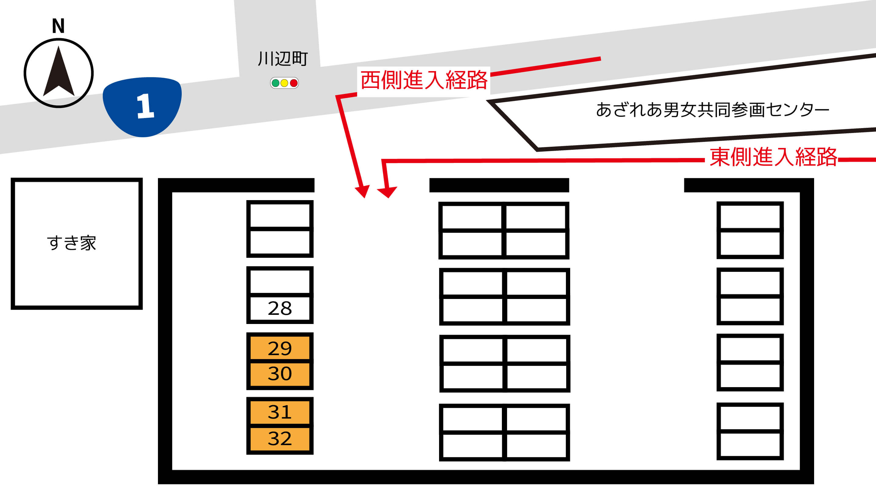 静岡から近くて安い【軽専用】第2千歳月極駐車場