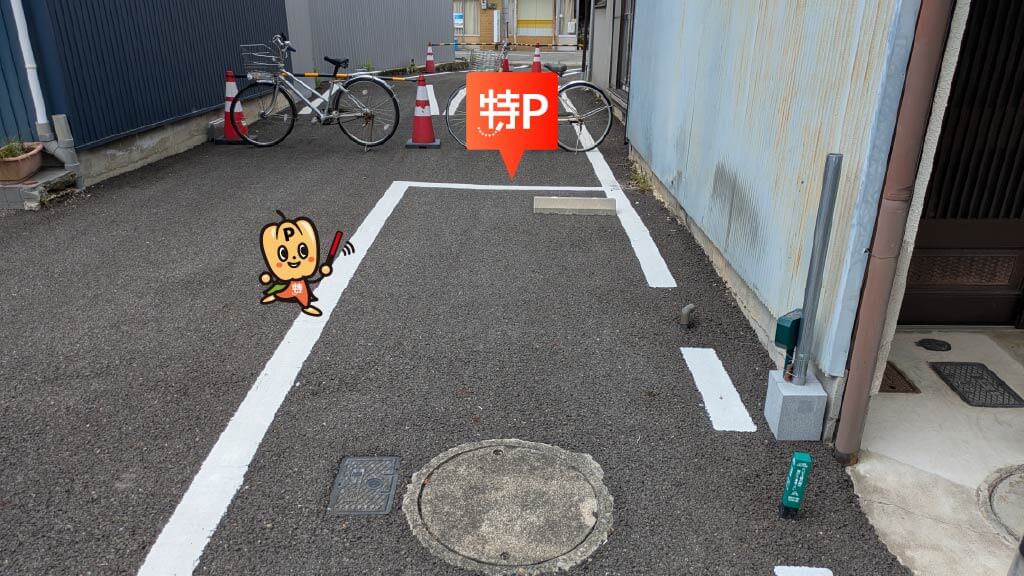 岐阜市民会館から近くて安い《軽自動車》京町1丁目65-6駐車場