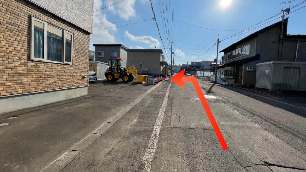 新富町6丁目付近駐車場の写真
