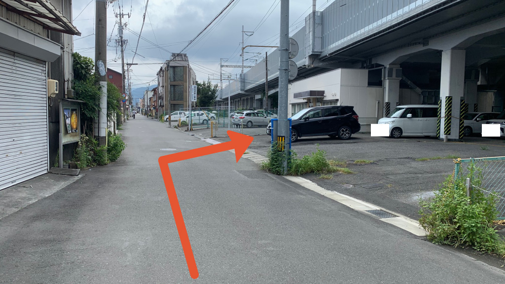 東海道新幹線高架下空き区画　第三駐車場の写真