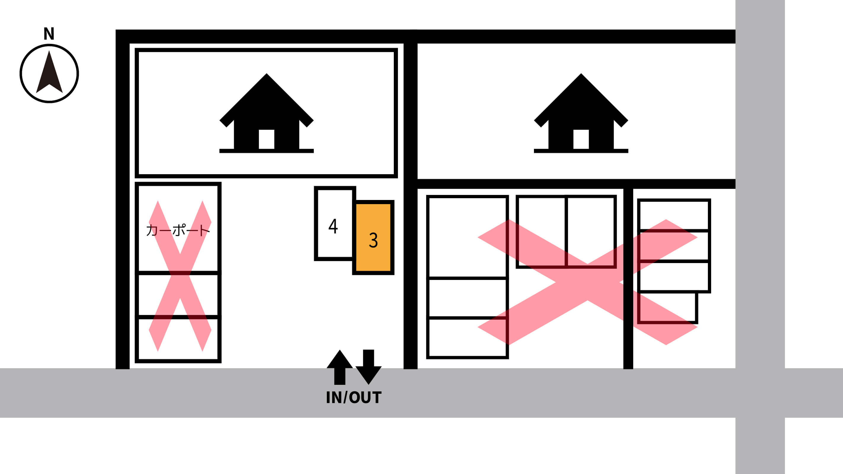 エコパスタジアムから近くて安い【3番】愛野南2-10-7駐車場