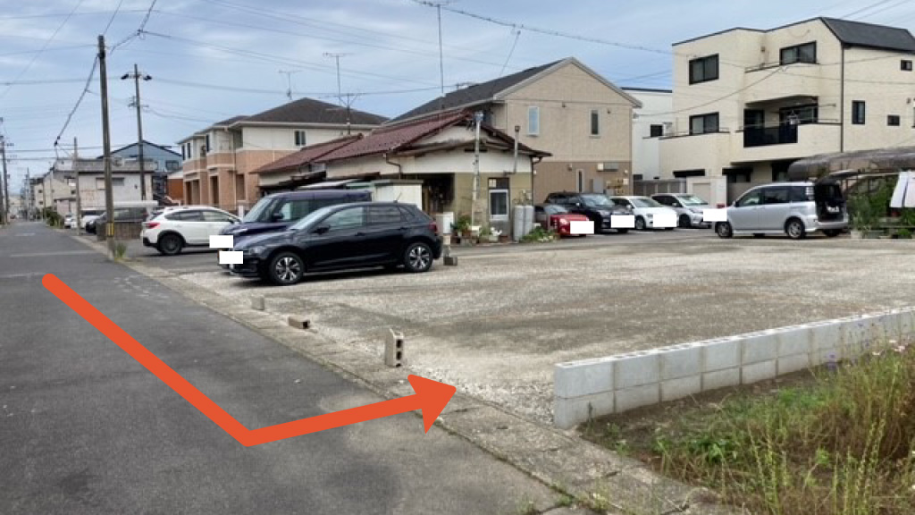 ぎふ長良川花火大会から近くて安い【NO.6/NO.8】早田東町1駐車場