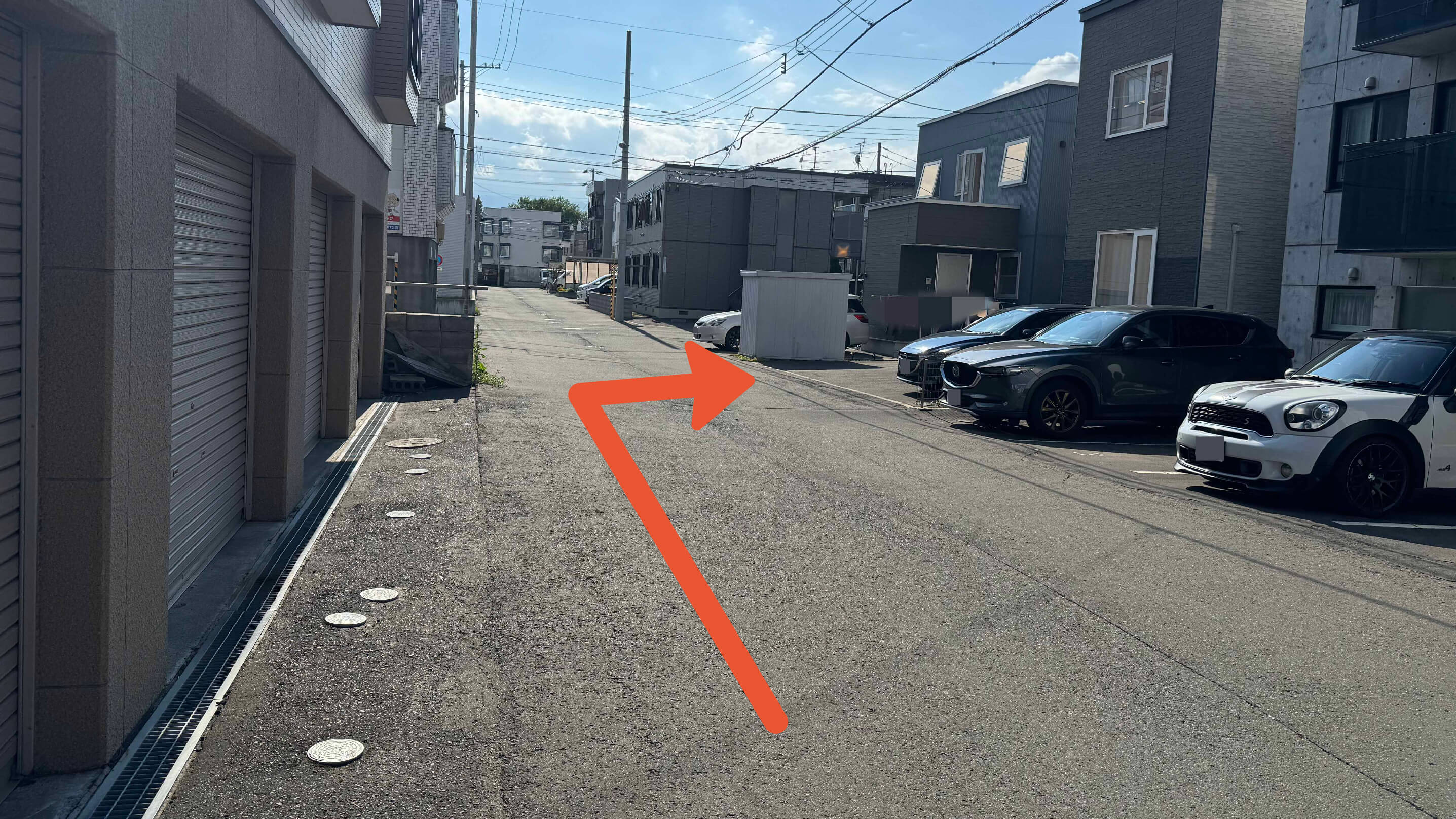 北23条東3丁目5-27駐車場の写真