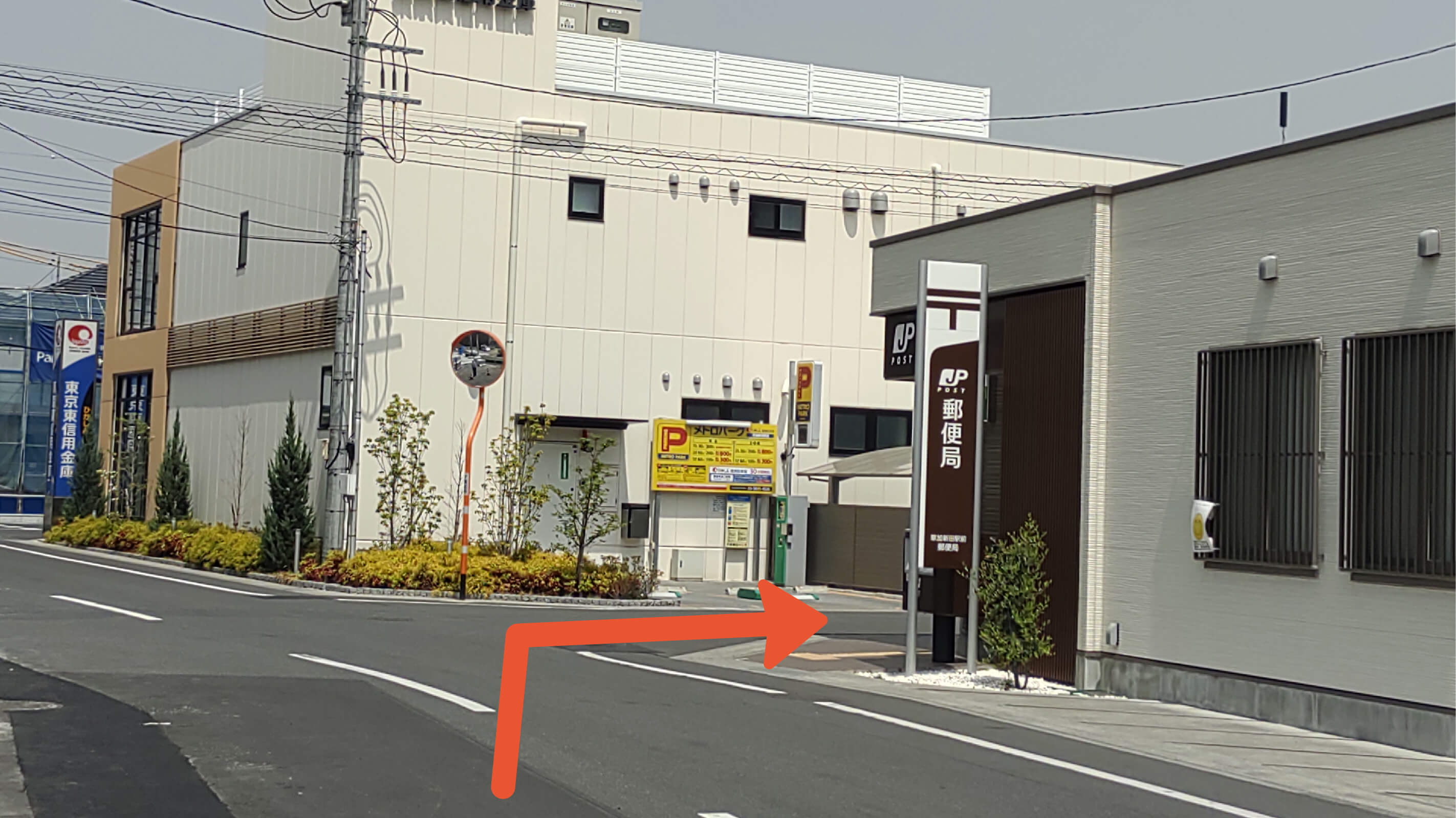 新田駅東駐車場の写真