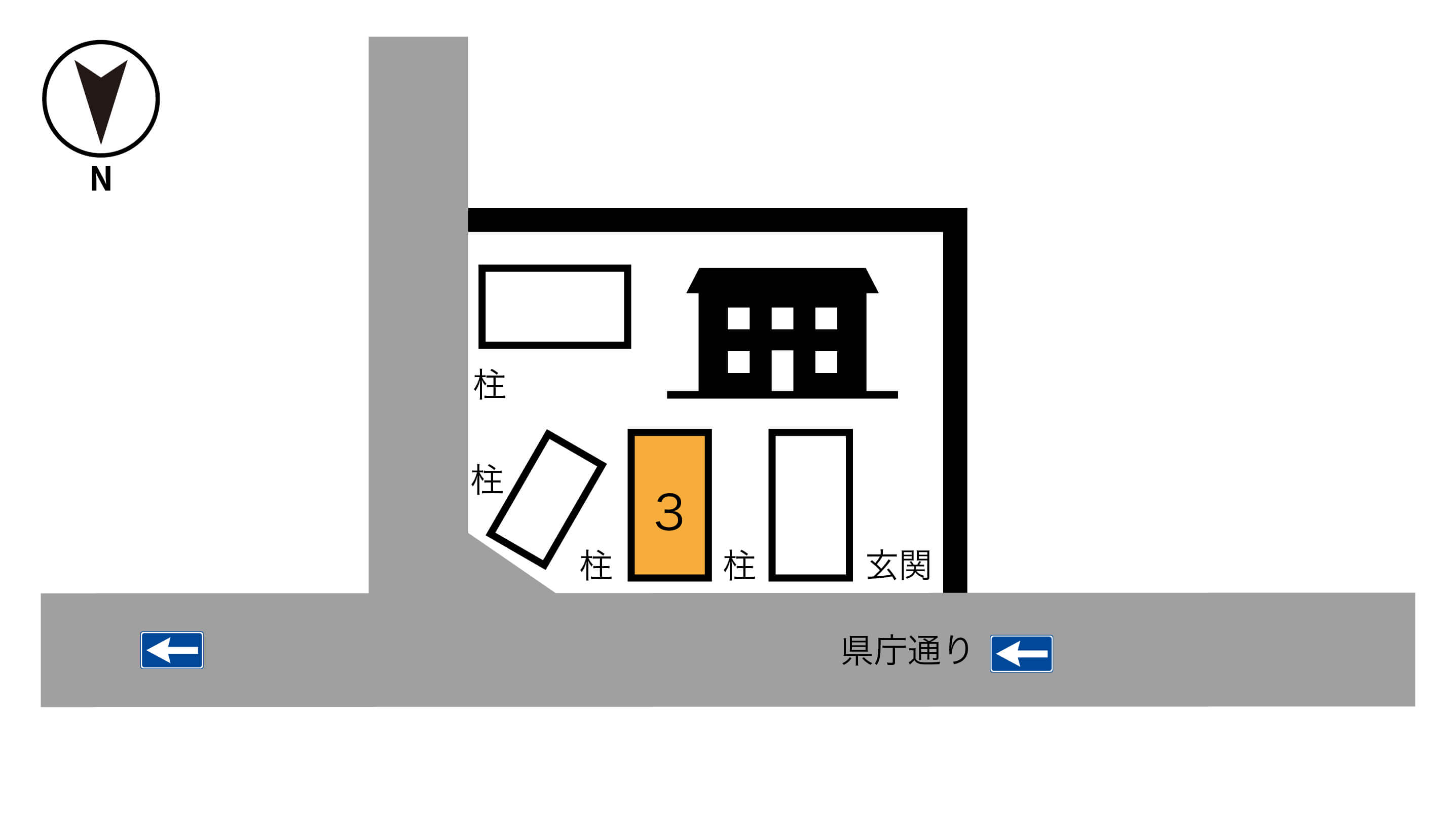 岡山後楽園 名月観賞会から近くて安い【3番】＜軽自動車・コンパクトカーのみ＞内山下2-1-3駐車場