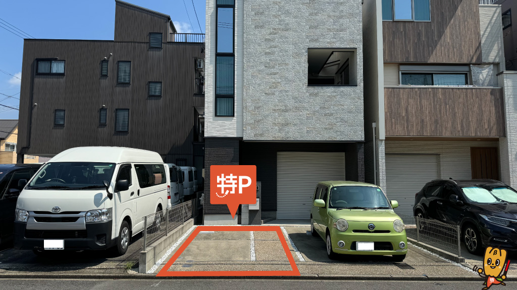上飯田駅から近くて安い長田町2-22付近駐車場