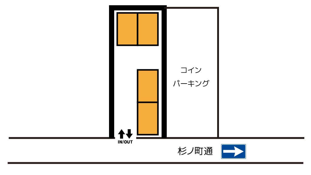 名古屋から近くて安い 丸の内3-16-22付近駐車場