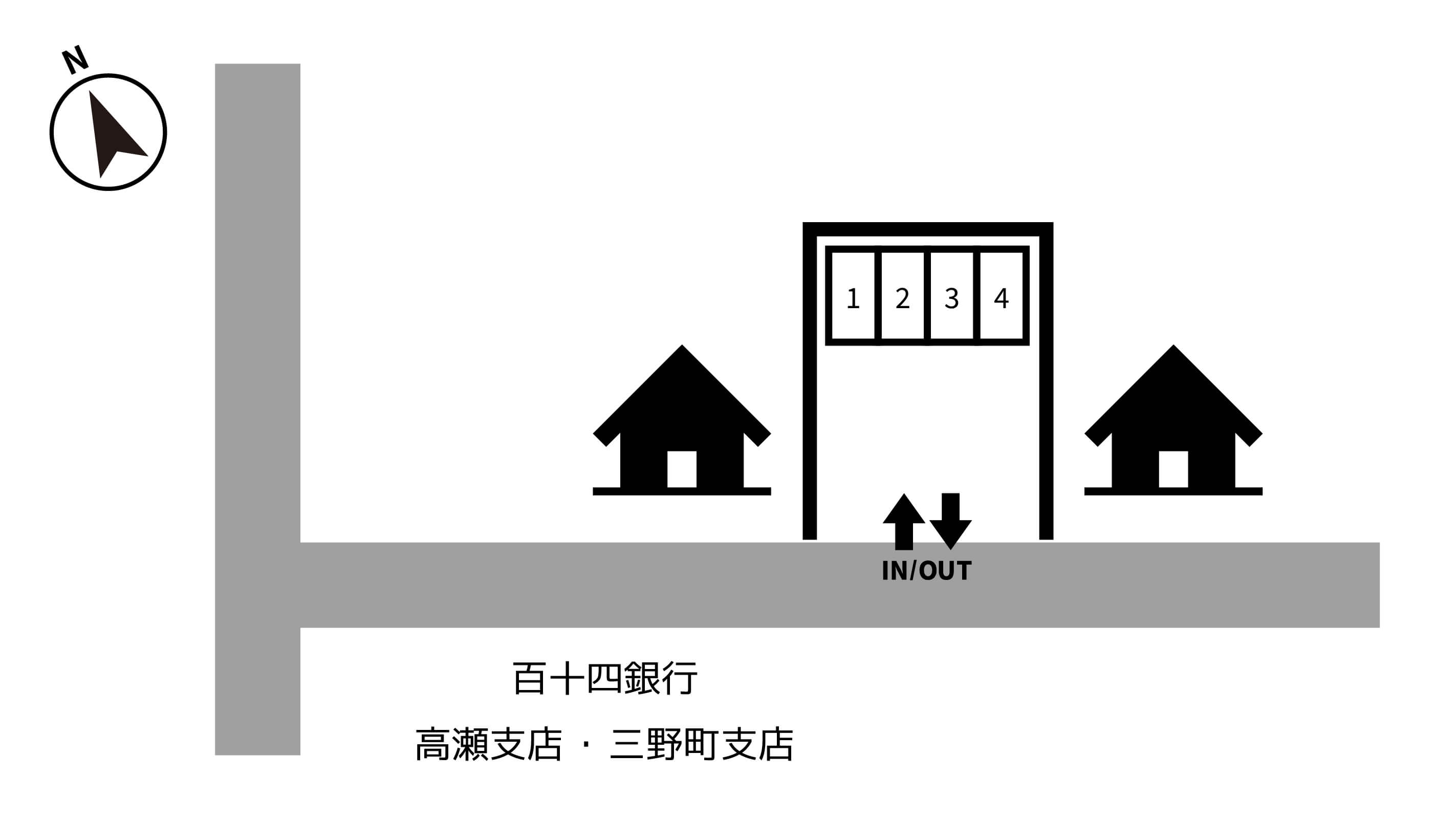 高瀬駅から近くて安い新名744-3駐車場