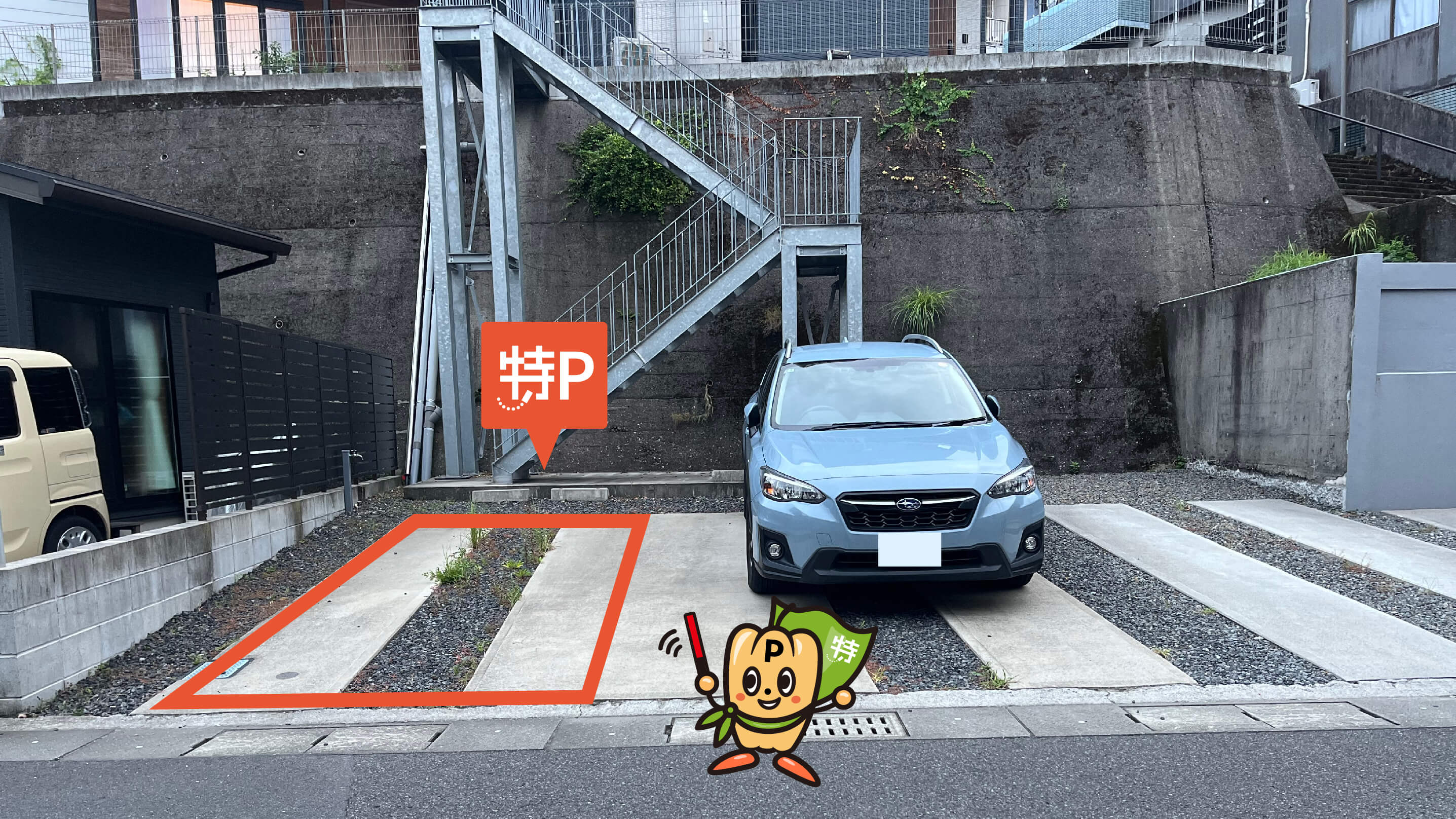 鹿児島中央駅から近くて安い田上2-20-1駐車場