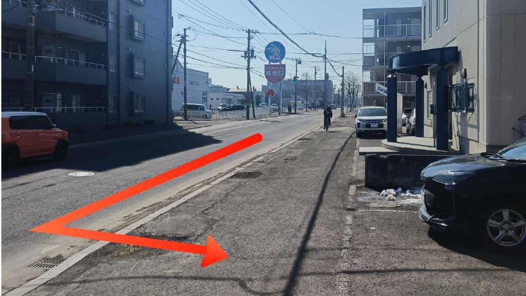 ウィッシュ駐車場の写真