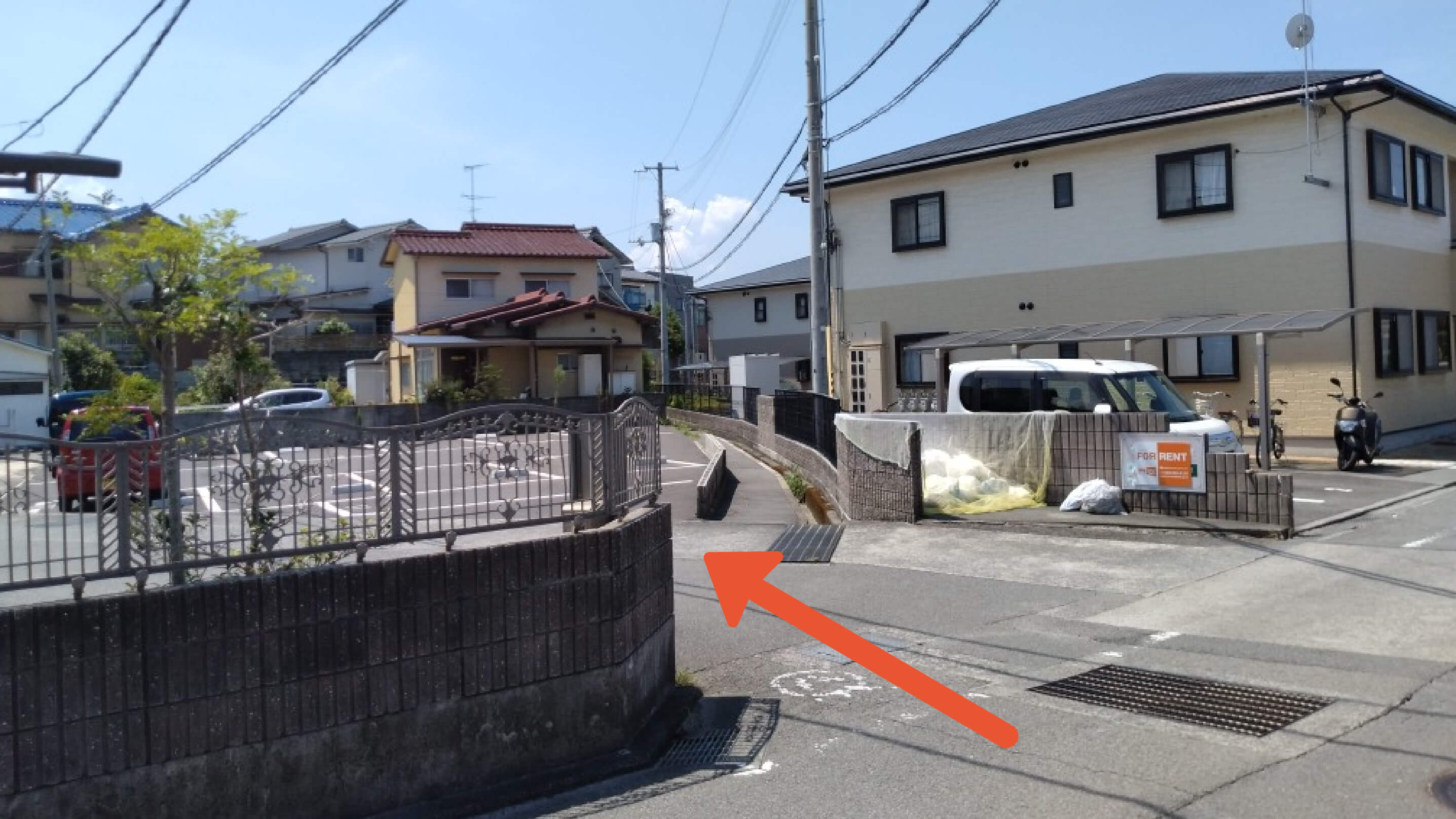 北井門5丁目21-32駐車場の写真