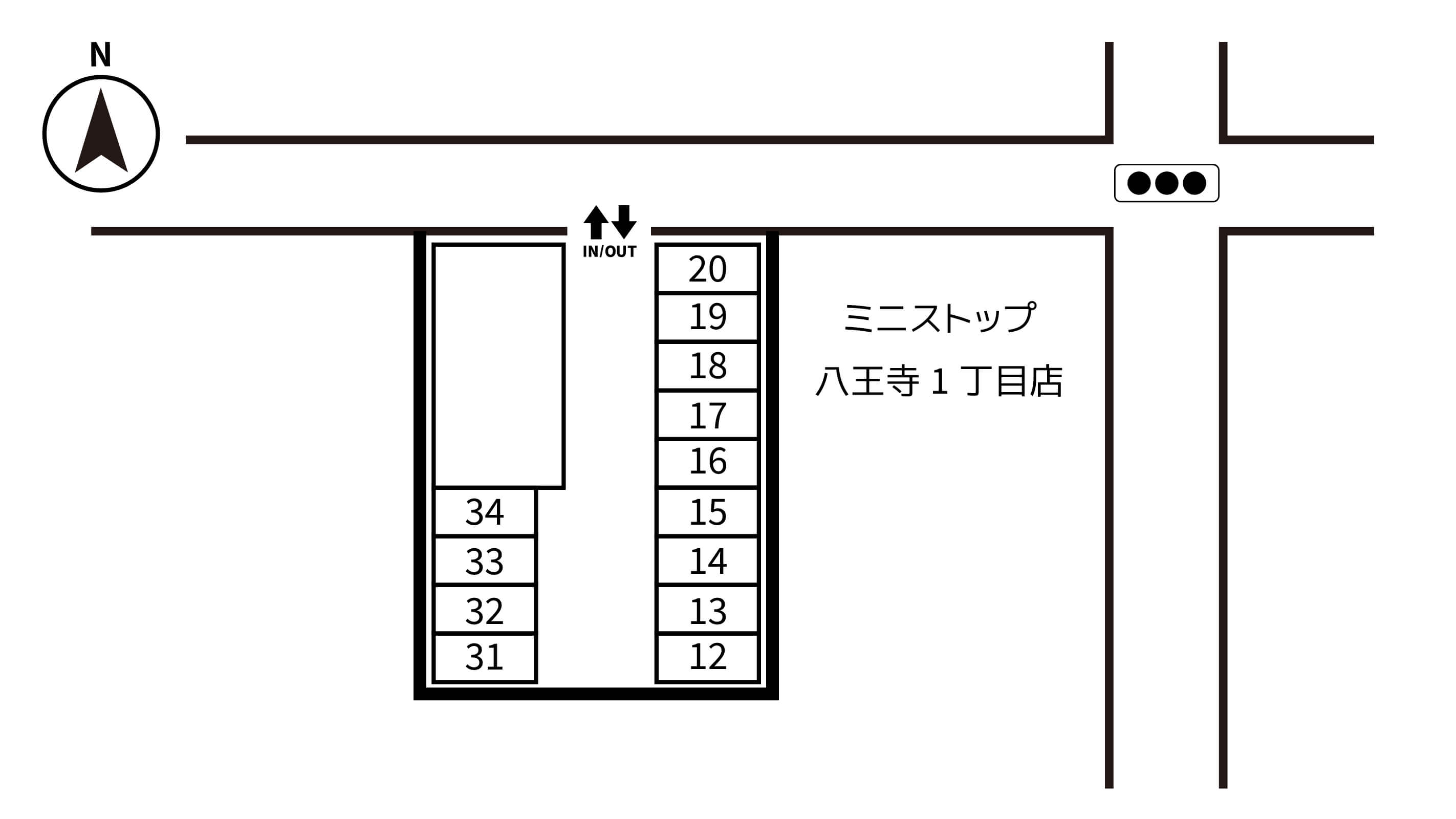 大阪法務局池田出張所 から 近くて安い 駐車場 400 24h 特p とくぴー